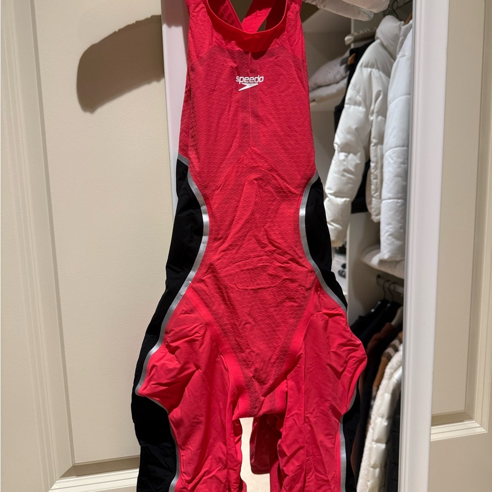 Speedo Pure Intent Open Back Racing Swimsuit